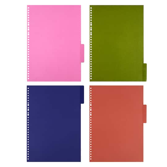 A4 Planner Horizontal Tab Dividers, 4ct. by Recollections™